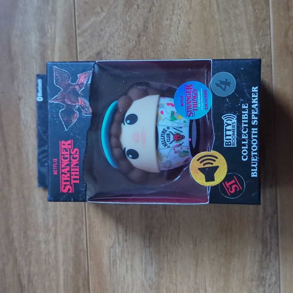 Brand new Stranger things collectible blue tooth speaker